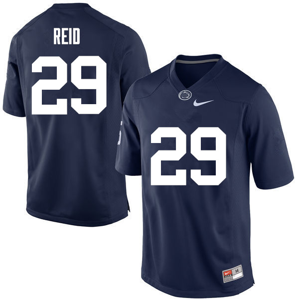 Men Penn State Nittany Lions #29 John Reid College Football Jerseys-Navy